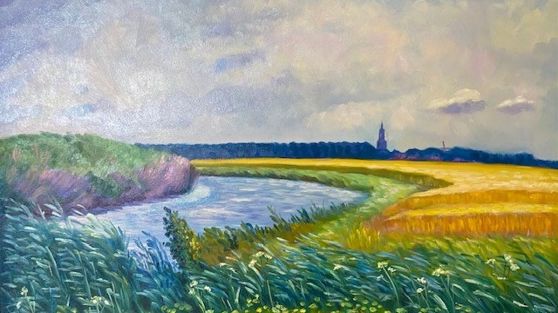 Een landschap van Bé Kracht