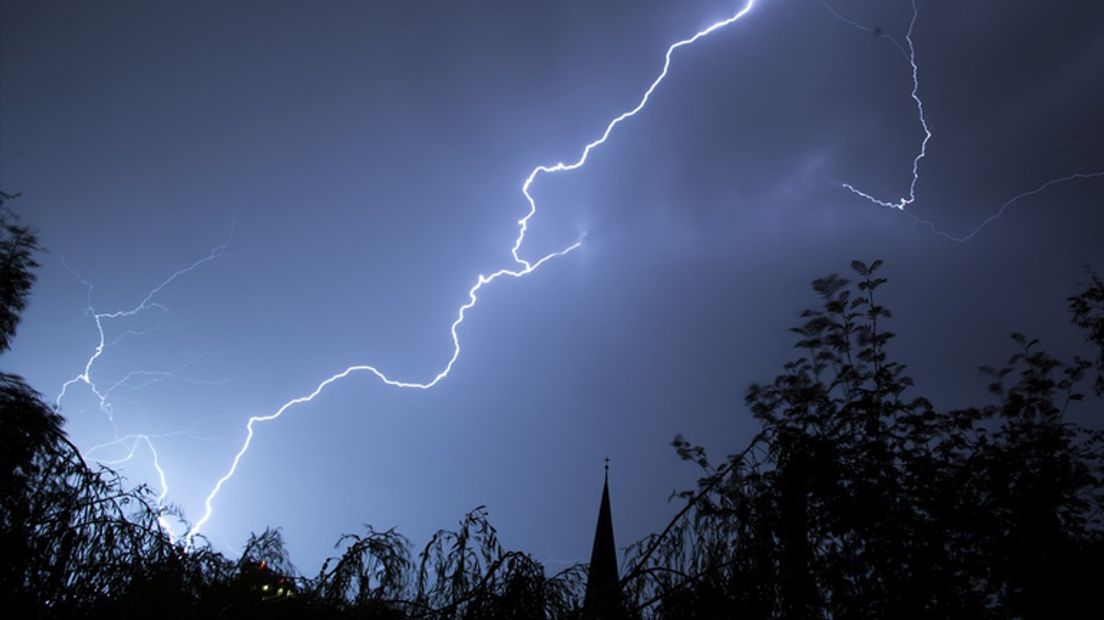 Let tot een uur of 20.00 extra op in verband met onweer (Rechten: Pixabay.com)