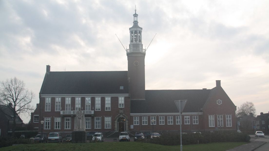 Het gemeentehuis in Hoogeveen
