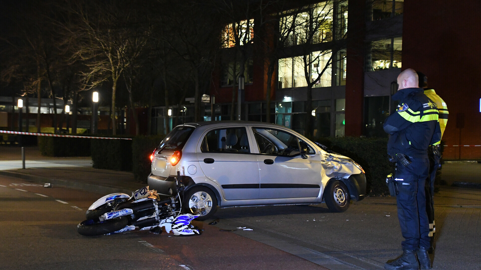 Motorrijder gewond bij botsing met auto in Terneuzen