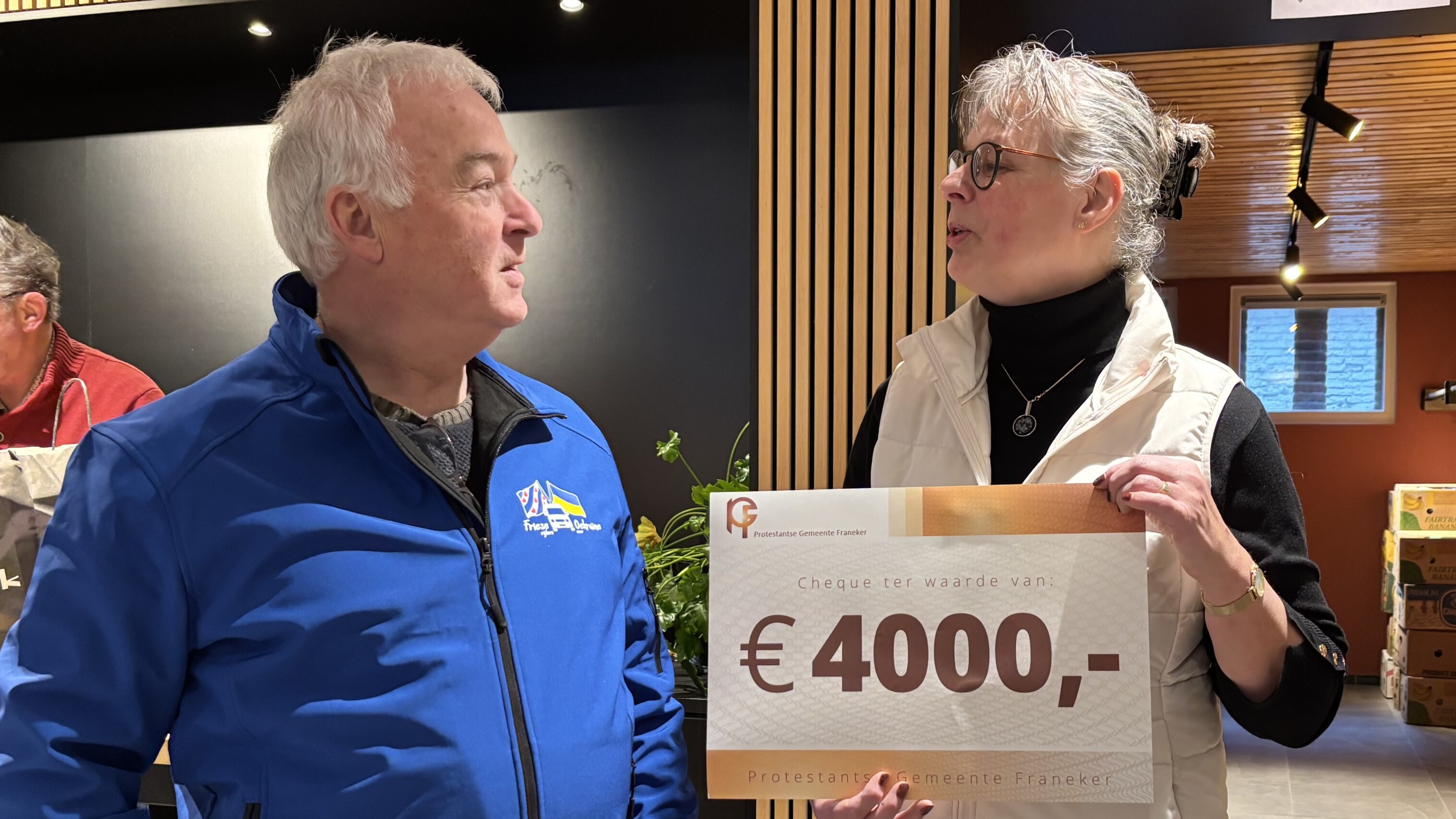 Ek nei fjouwer jier oarloch binne Friezen noch hieltyd goederjousk foar Oekraïners, sa docht bliken yn Frjentsjer