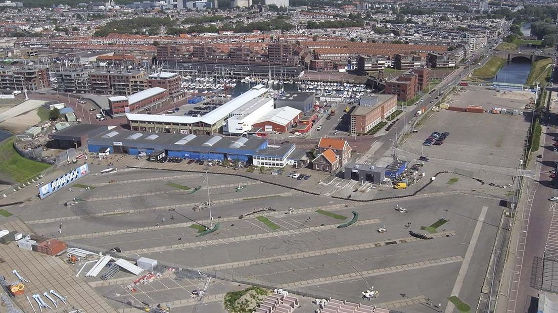 Overzicht Norfolkterrein Scheveningen