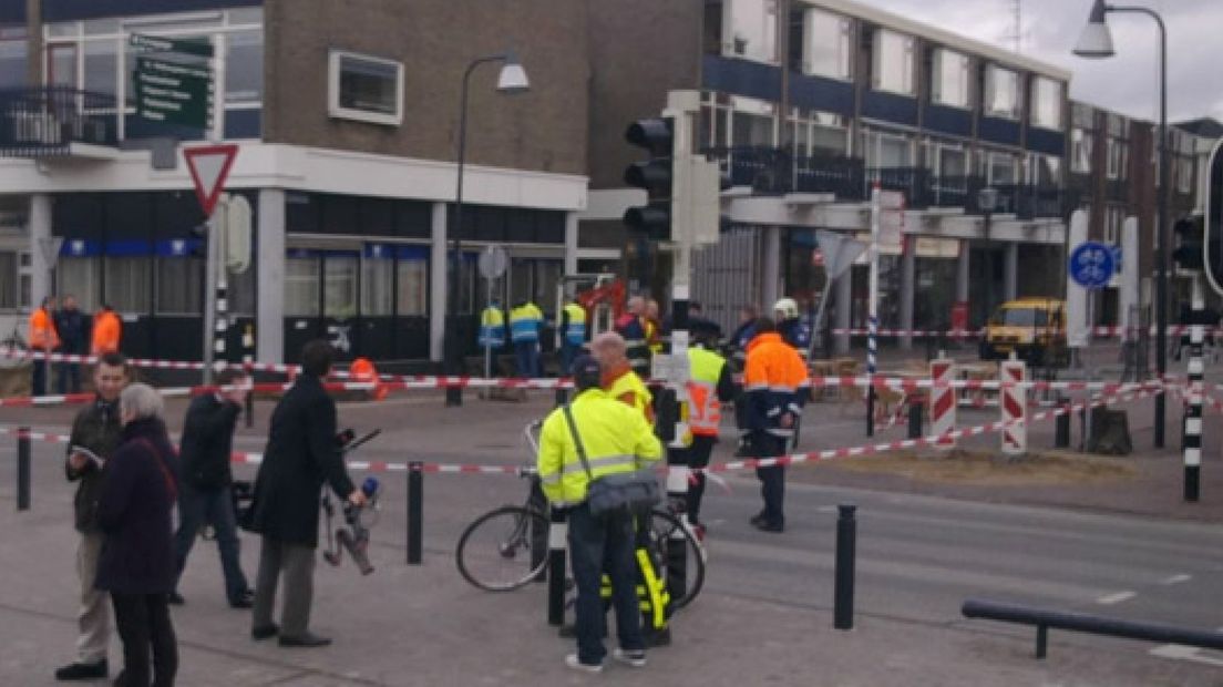 Gaslek bij station Zutphen gedicht