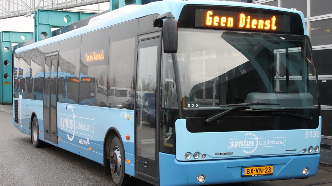 Syntus rijdt momenteel op de Veluwe.