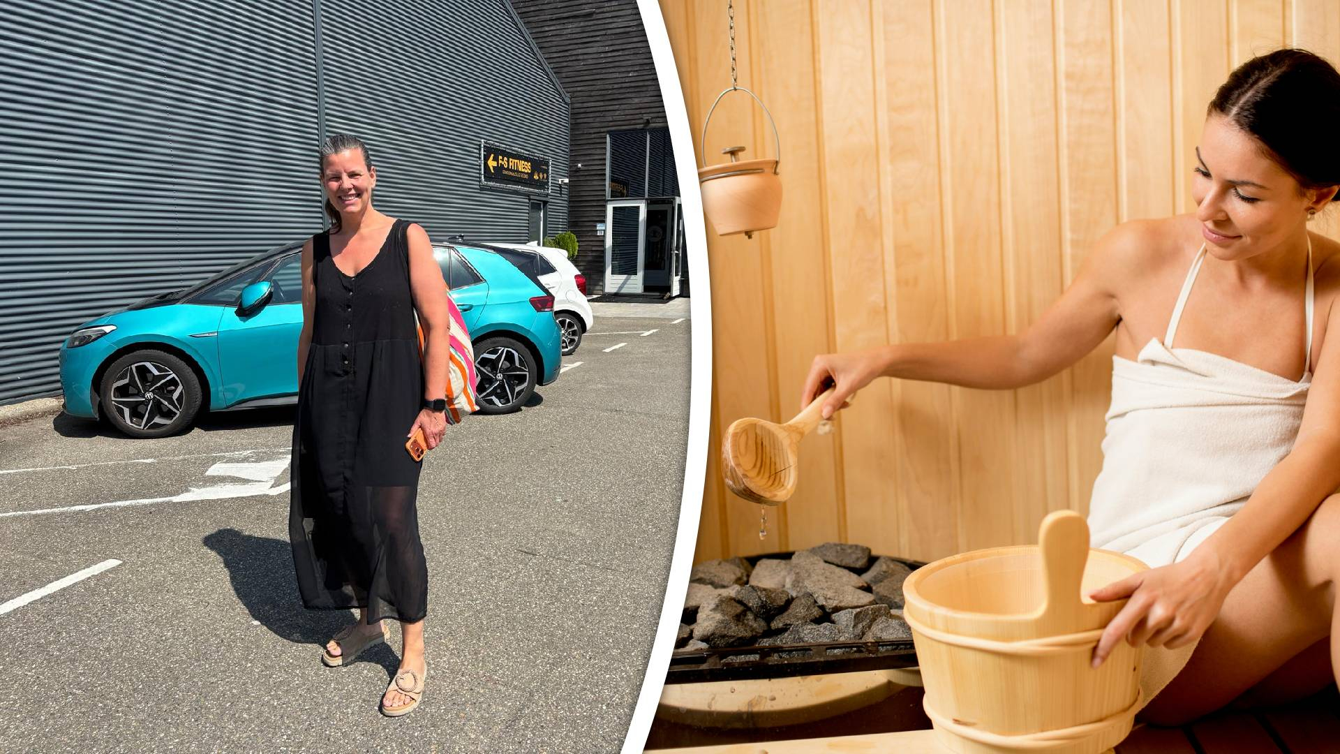 Jolanda (links) gaat met dit weer naar de wellness.