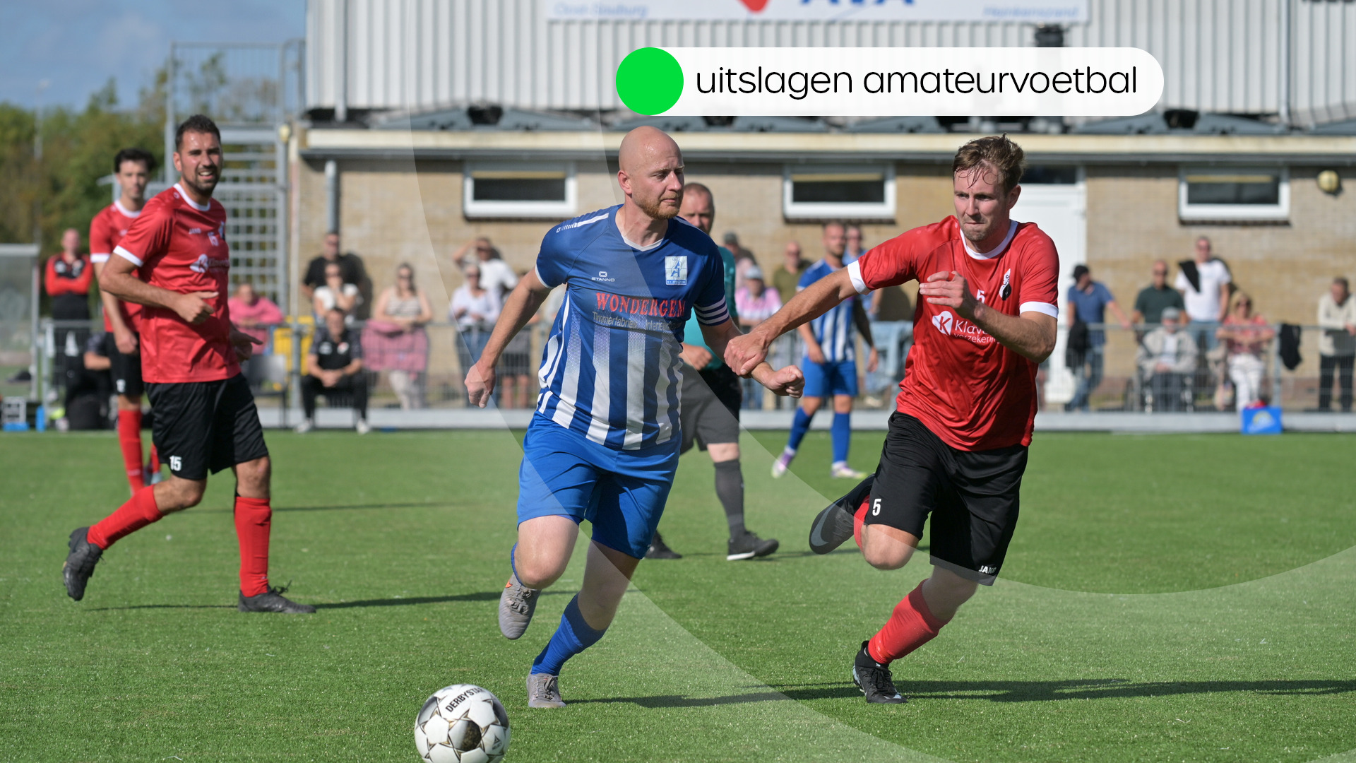 Uitslagen amateurvoetbal zaterdag 5 september