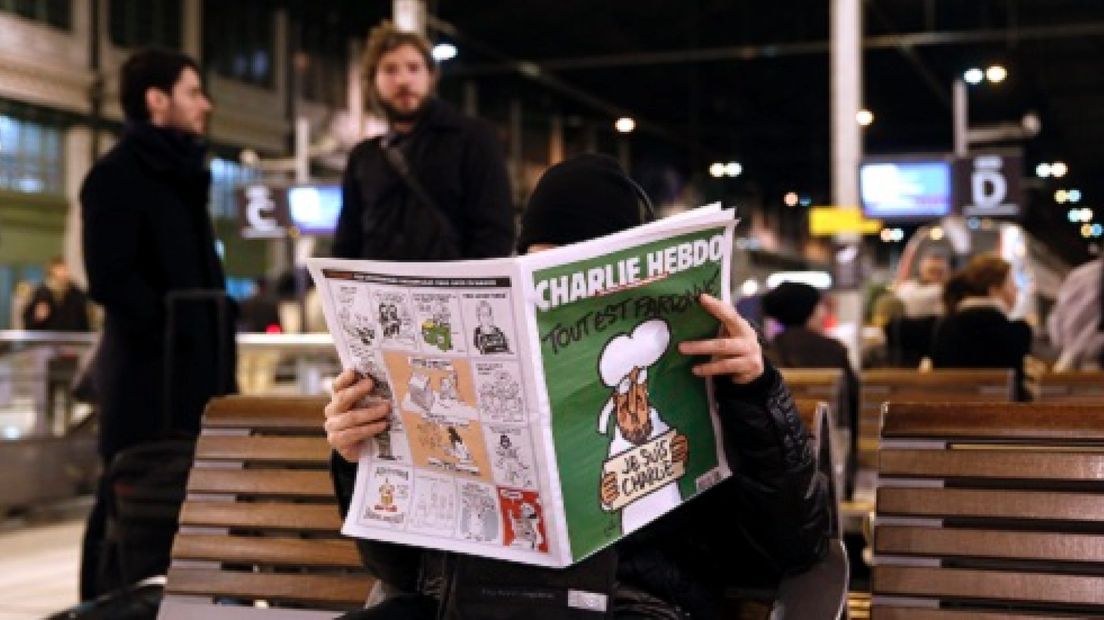 Drie Charlie Hebdo's voor Lovink uit Lochem