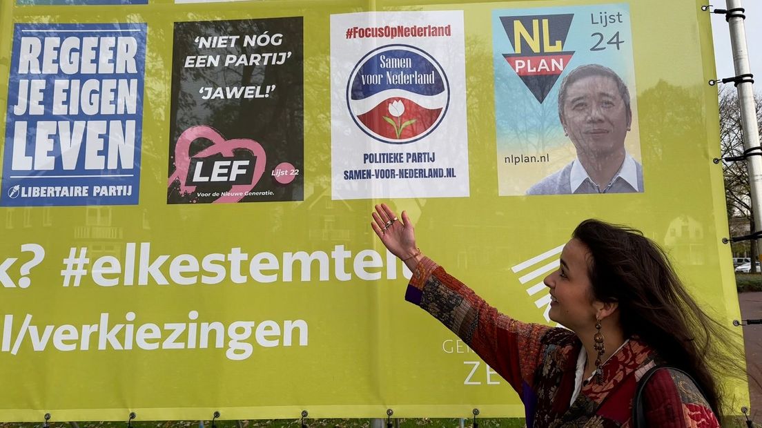 Britte van Die op de lijst LEF.