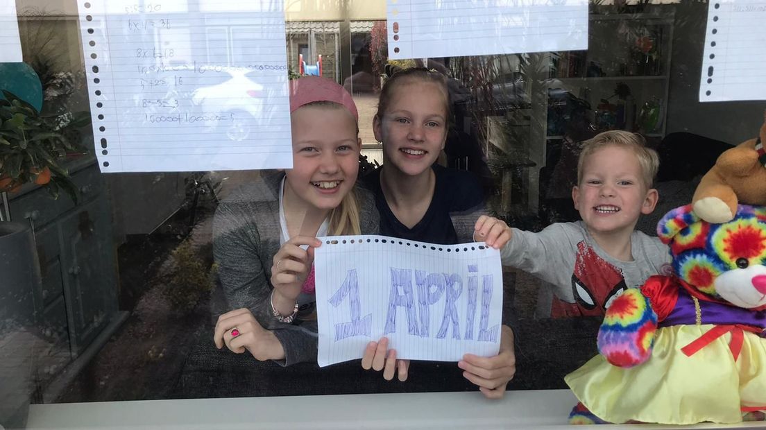 Sommige kinderen hadden zelf ook een 1-aprilgrap bedacht