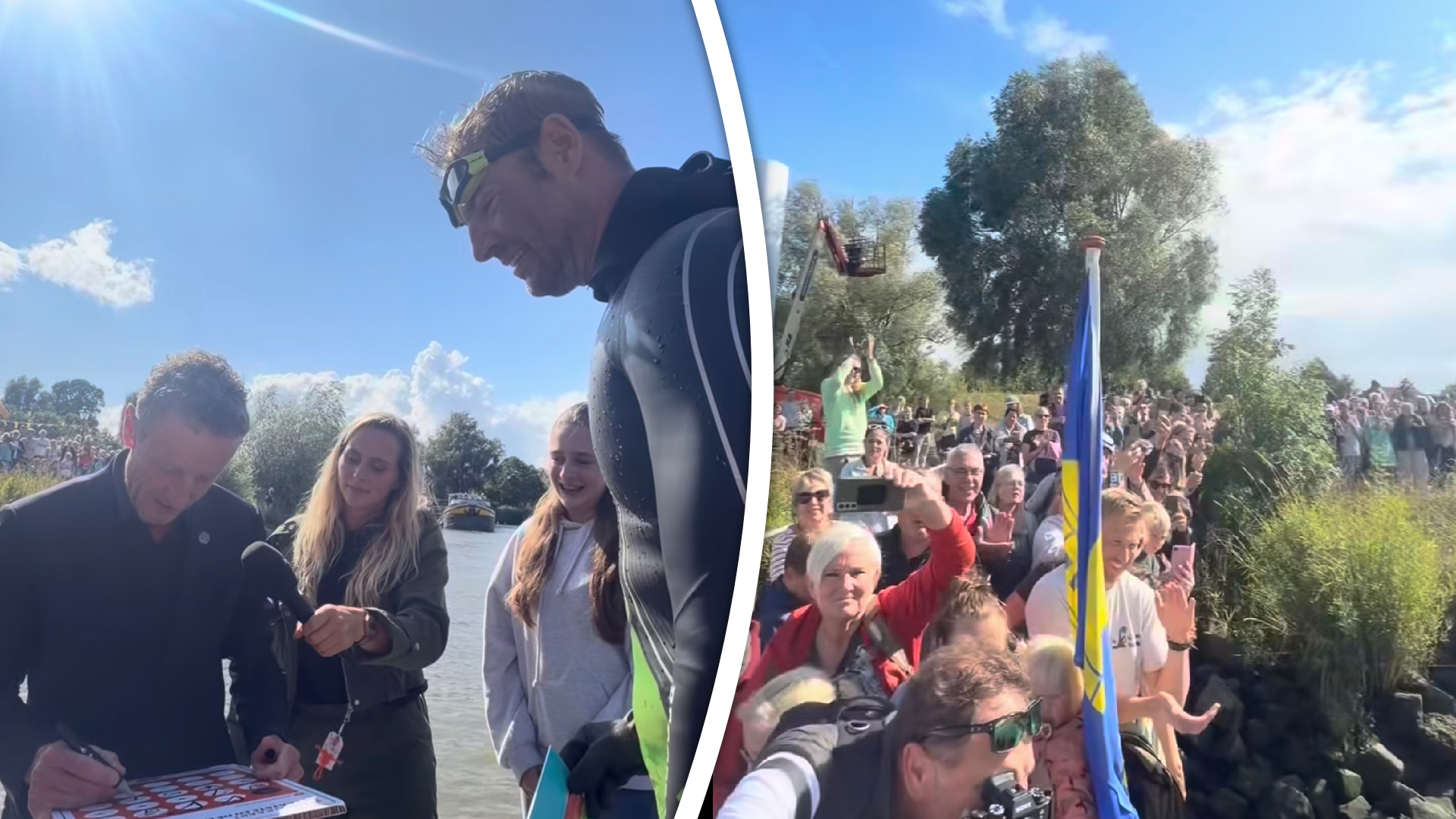 Maarten kwam donderdagmiddag rond drie uur aan