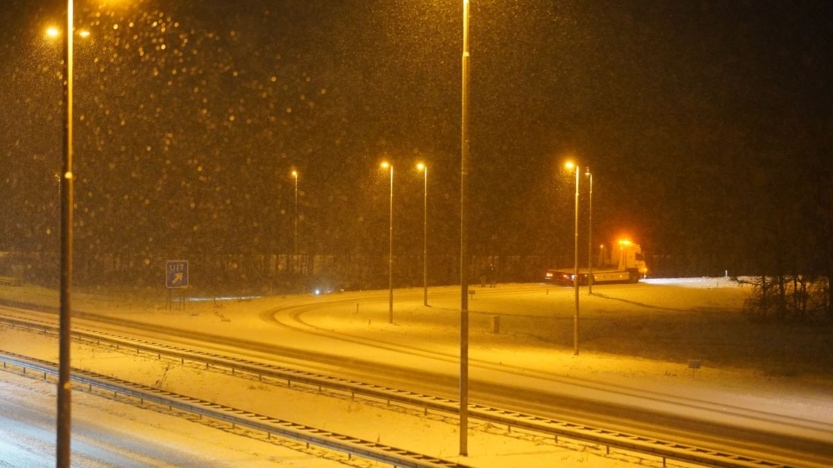 Weer oppassen door sneeuw • brand in Scherpenzeel