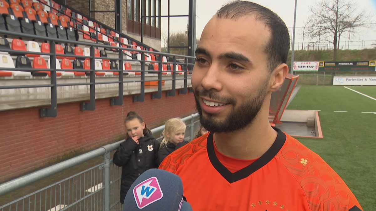 Mohammed Tahiri is in topvorm bij Katwijk: 'Zolang ik goals maak, blijf ik eerste spits'