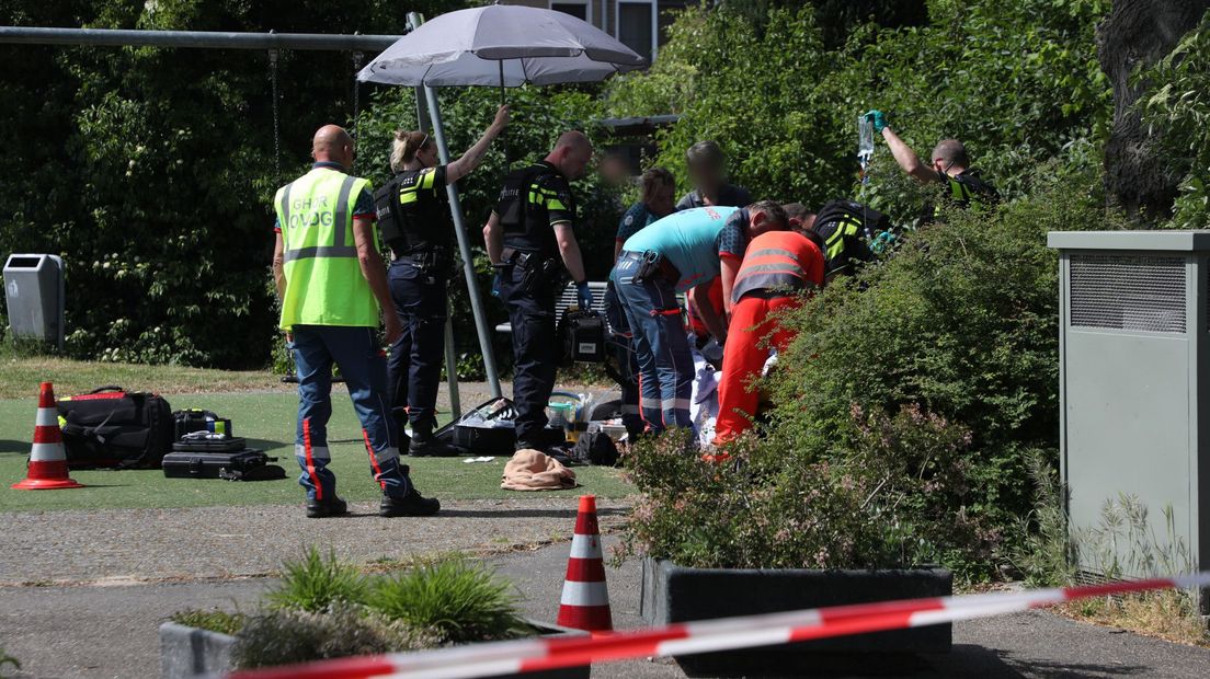 De schietpartij vond plaats in een speeltuin