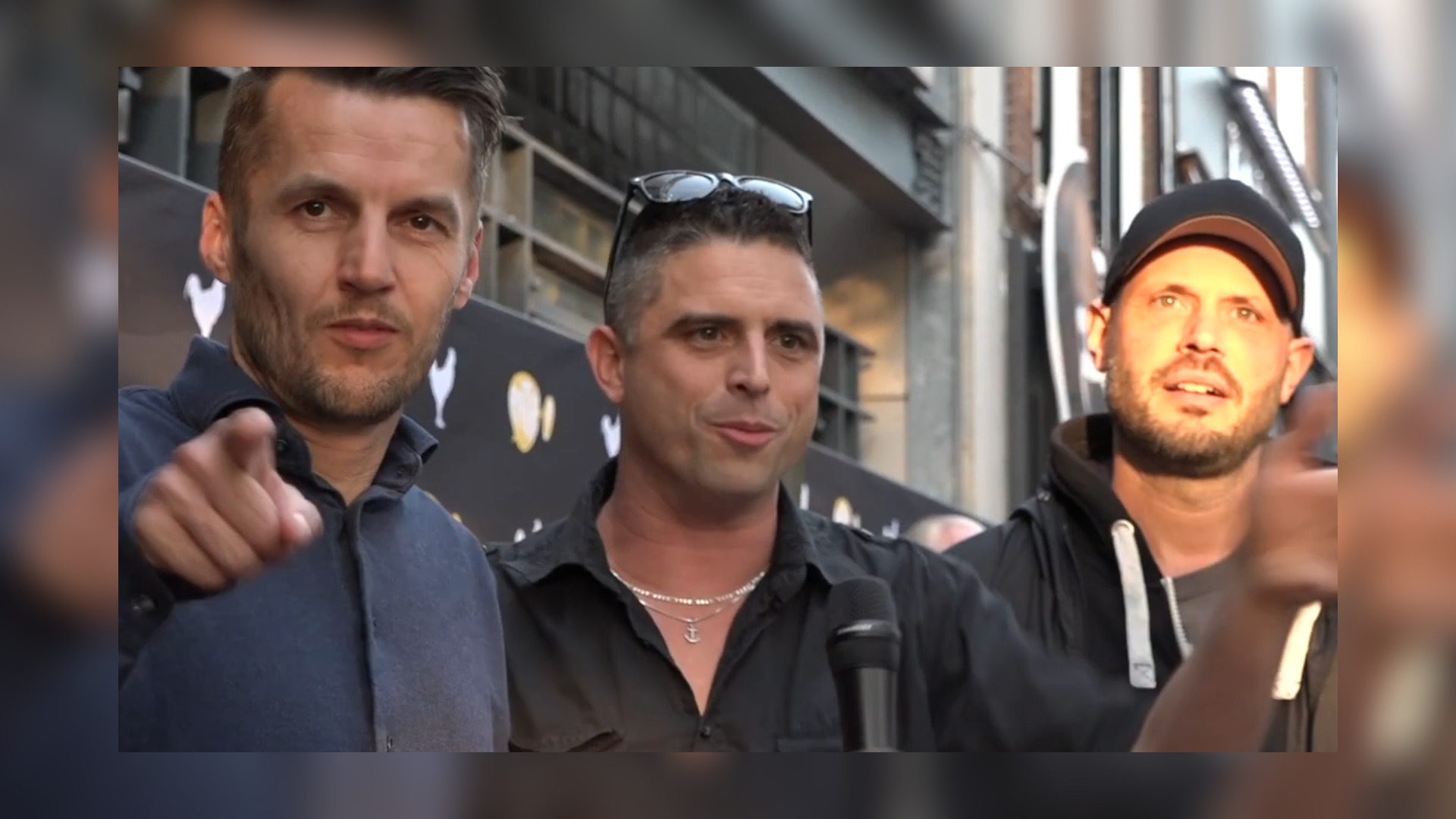 Janko Krist, Emiel Stoffers en Jeroen Seinstra fan de film Stjer