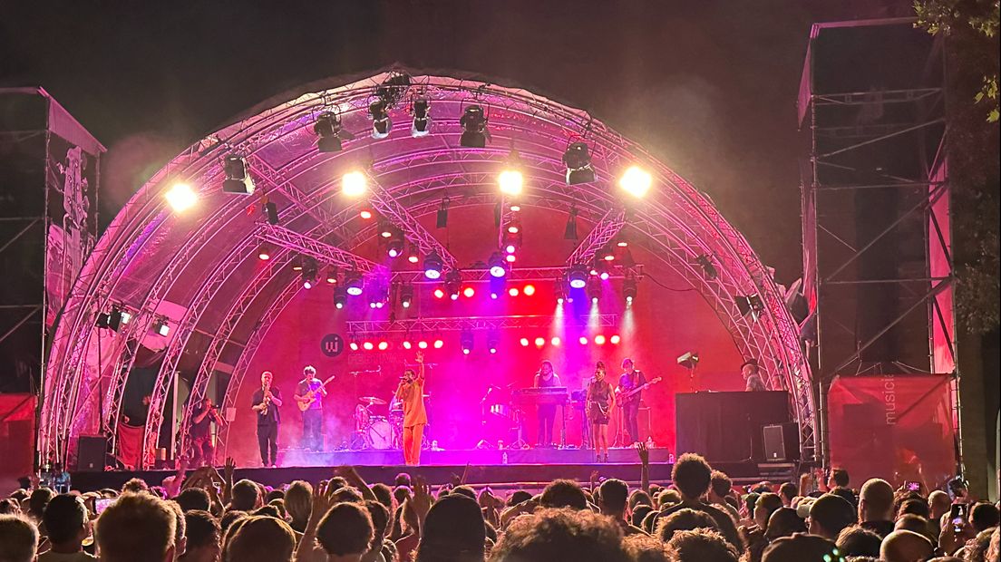 Optreden van Typhoon tijdens het Amersfoort Jazz Festival