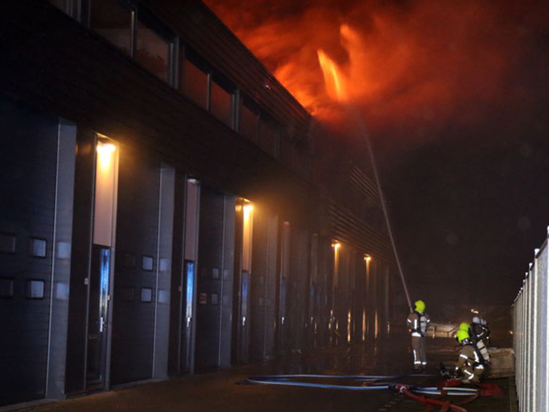 Brand in Zuidland