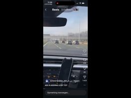 Wegpiraten scheuren over A12 bij Bleiswijk