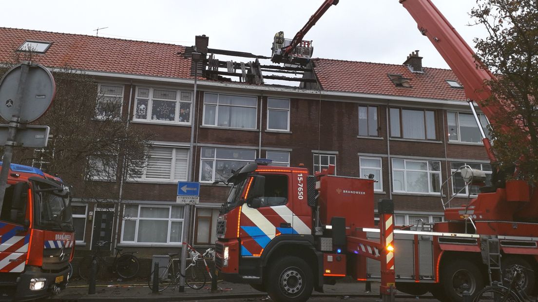 De Rederijkerstraat in de ochtend na de brand