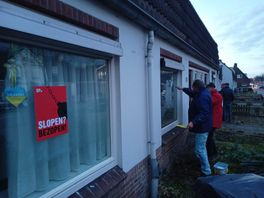 SP voert actie tegen sloop van woningen in Hengelo