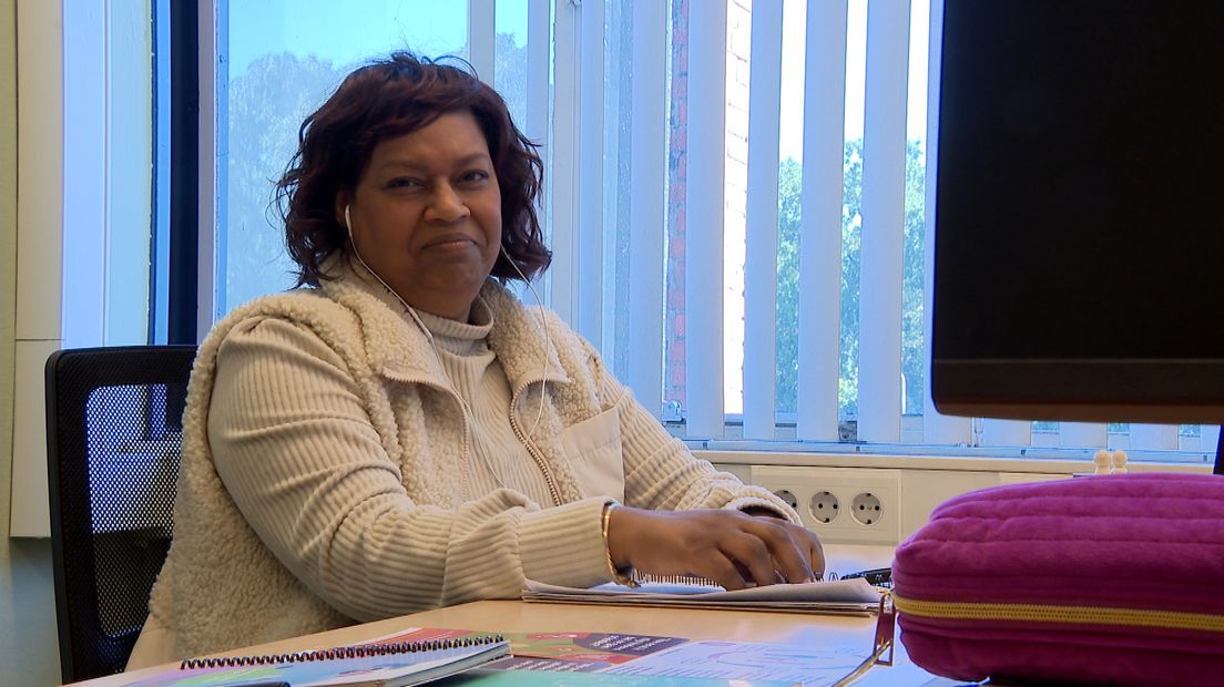 Natasja van de Wege tijdens het telefonisch spreekuur