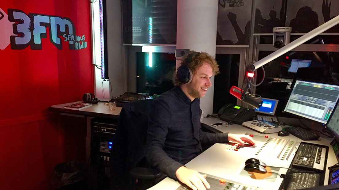 3FM-dj Mark van der Molen.