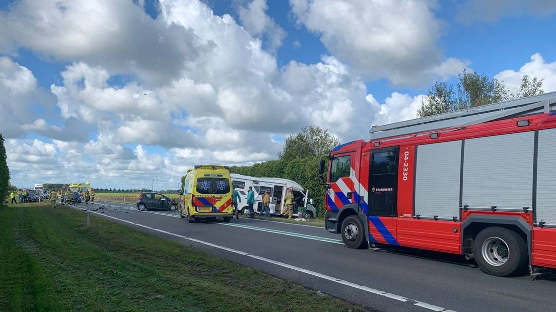 Het ongeval gebeurde ter hoogte van Rheezerveen