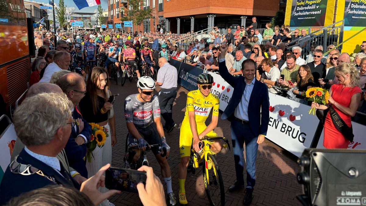 Willen de topfietsers nog wel naar Surhuisterveen? 
