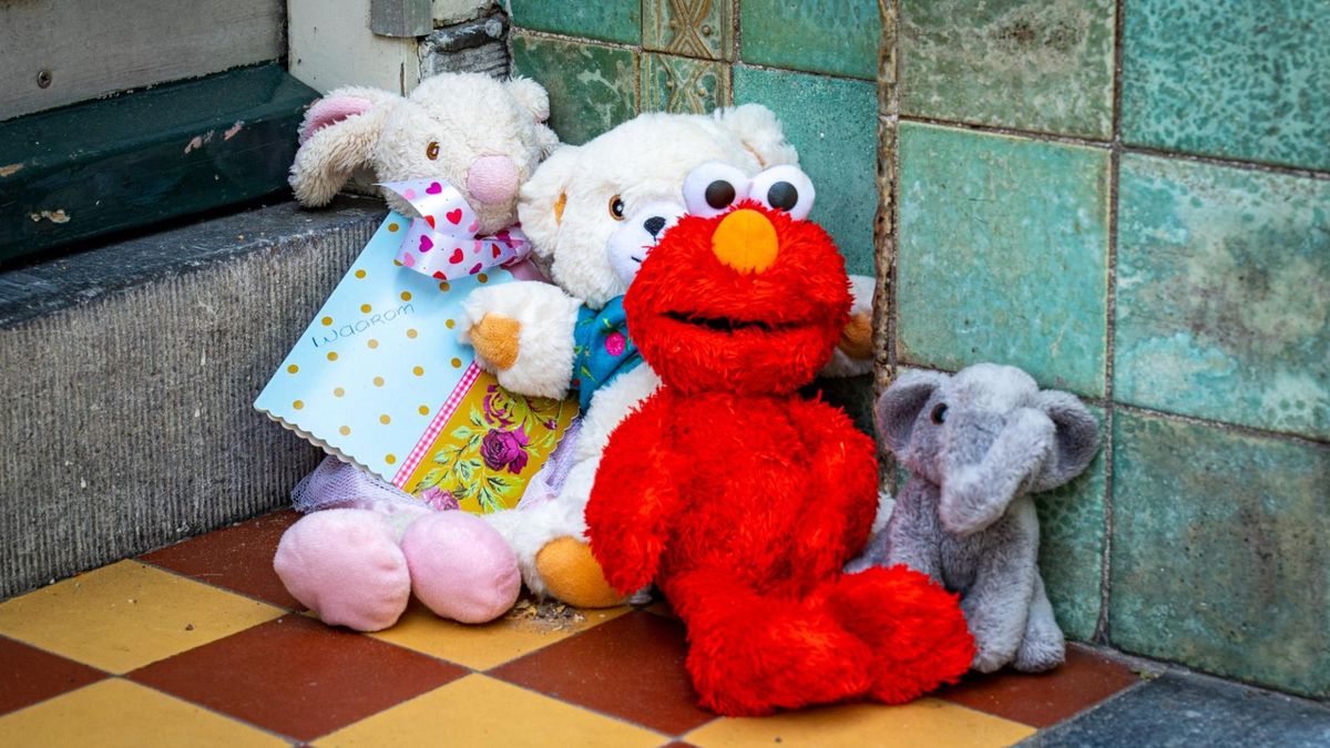 Knuffels en bloemen voor baby die omkwam bij steekincident in Rotterdam-Charlois: 'Waarom? Dat vraag