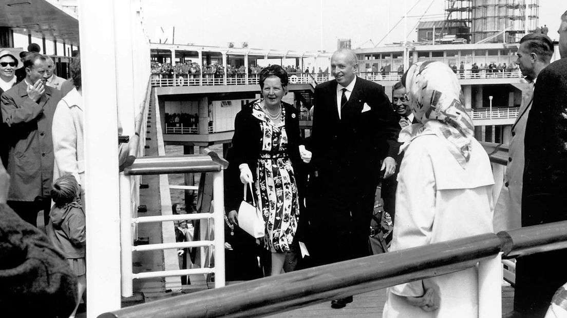 Koningin Juliana op de Pier