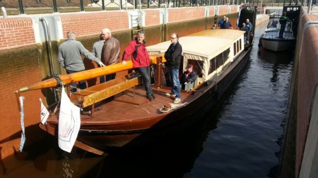 Cursisten bij de Koppelsluis