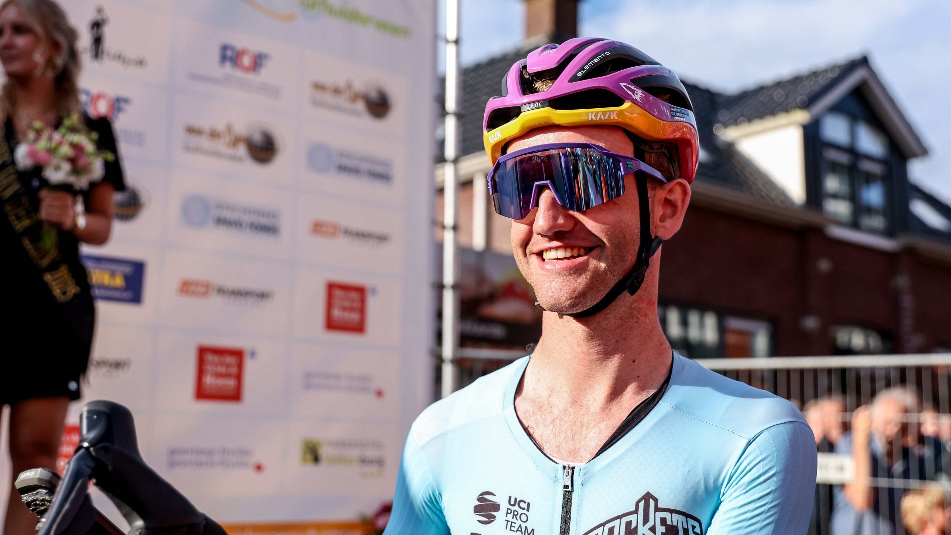 Hartthijs de Vries fan Kollum is ien fan de manlju dy't kâns makket op in plak yn de Giro-ploech