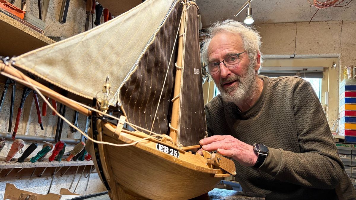 Lex werkte 650 uur aan modelboot: 'Laat mij maar lekker prutsen'