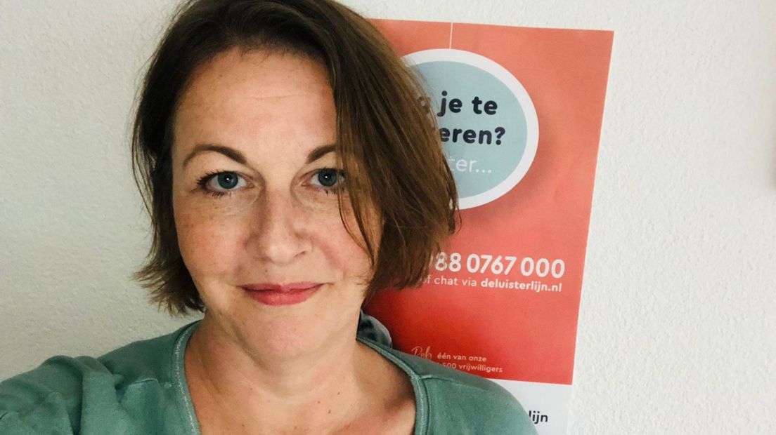 Karin Dunning van de Luisterlijn in Groningen
