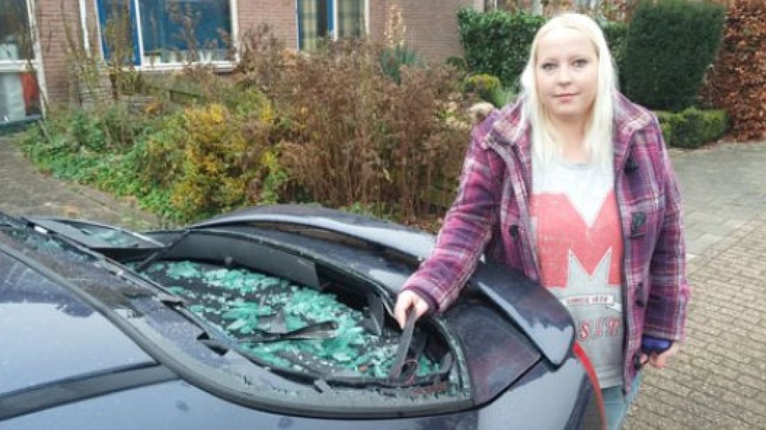 Naomi heeft haar vernielde auto weer terug