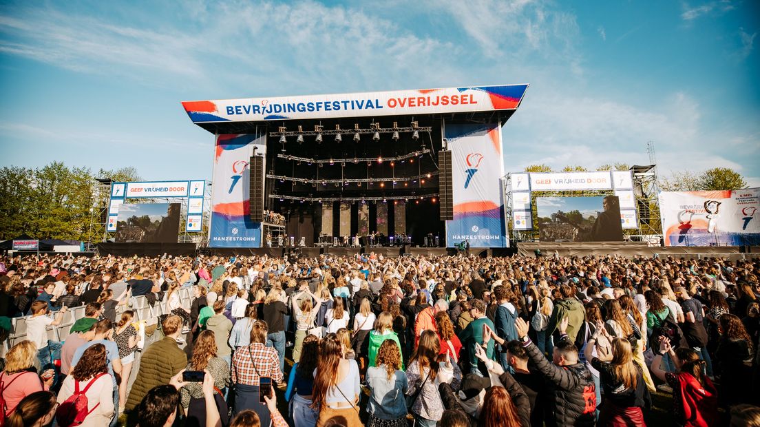 Bevrijdingsfestival Overijssel in Park de Wezenlanden in Zwolle