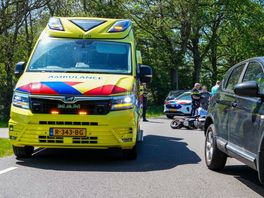 Scooterrijder gewond bij ongeluk in Noord-Sleen