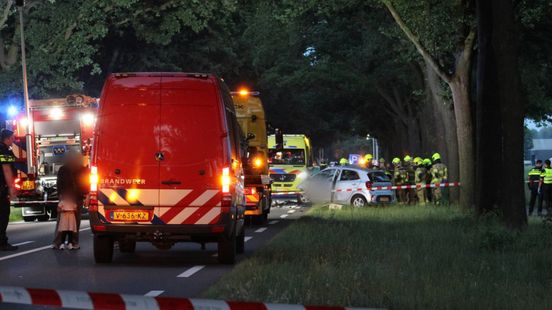Man overleden bij botsing op N224. Man overleden bij botsing op N224.