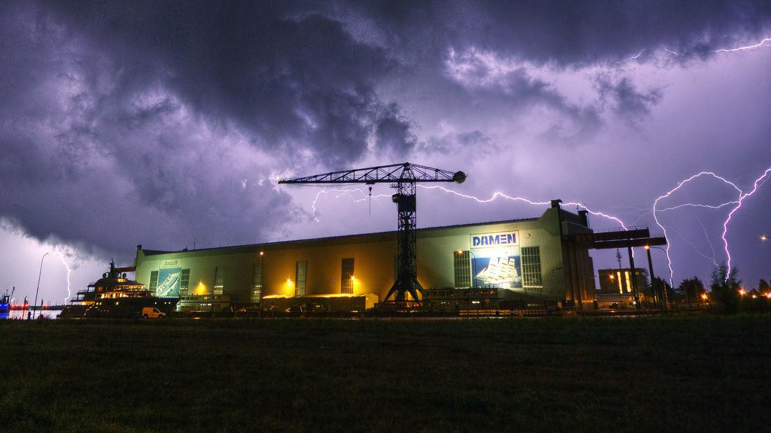 Onweer in Vlissingen