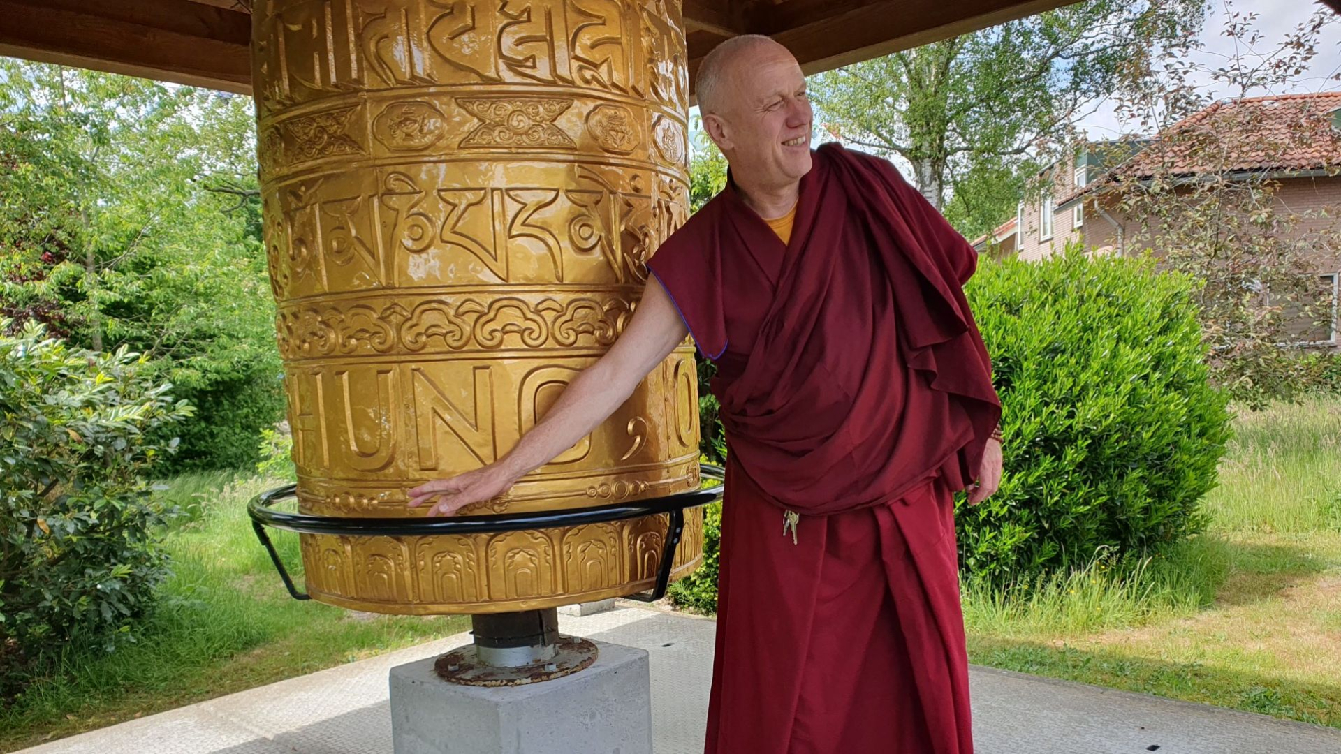 Chef-kok is nu monnik en helpt mensen omgaan met tegenslagen