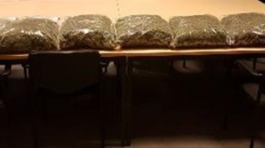 In de droogruimte lag 7 kilo wiet