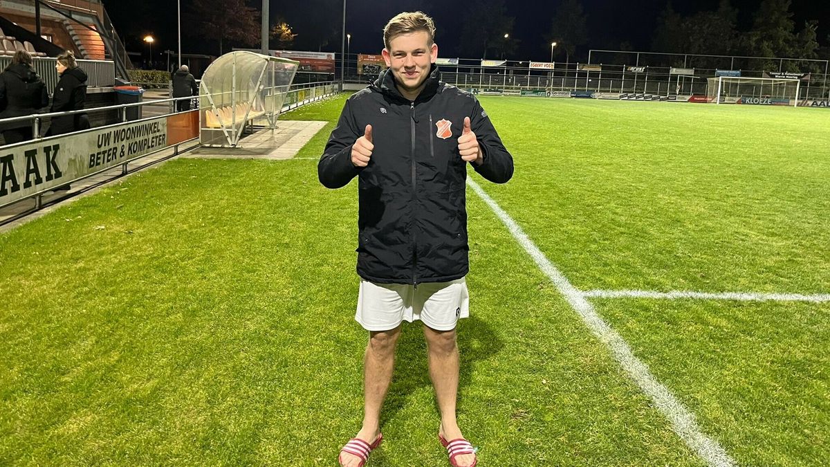 Roy Veeninga maakt winnende goal voor Nieuw Buinen in derby tegen Gasselternijveen