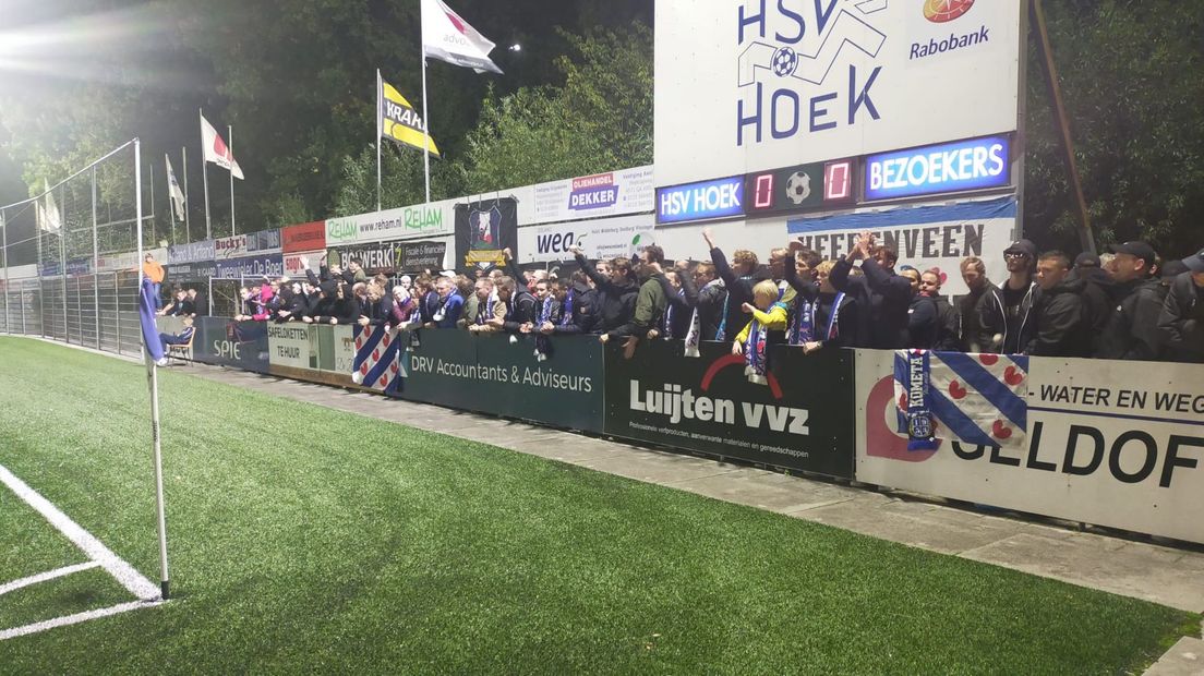 Friese supporters in Hoek