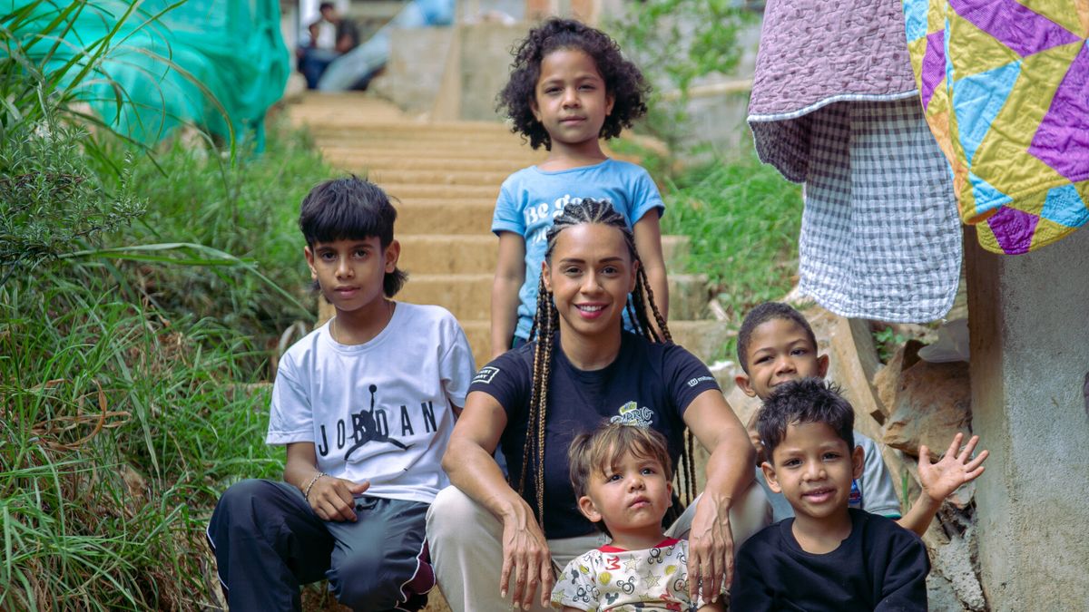 Andrea groeide op in IJlst, maar helpt nu arme vrouwen in Colombia