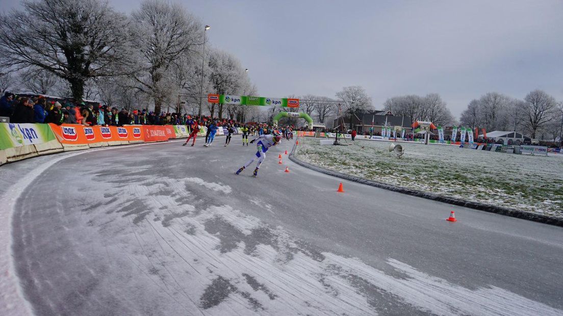 In Noordlaren is vanmorgen de voorlopig laatste marathon verreden (Rechten: Kim Stellingwerf/RTV Drenthe)