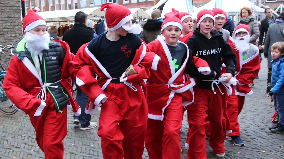 De Santa Run in Woerden.