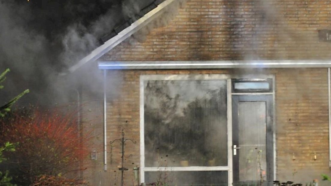Woningbrand in Diepenveen aan de Van Doetinchemlaan