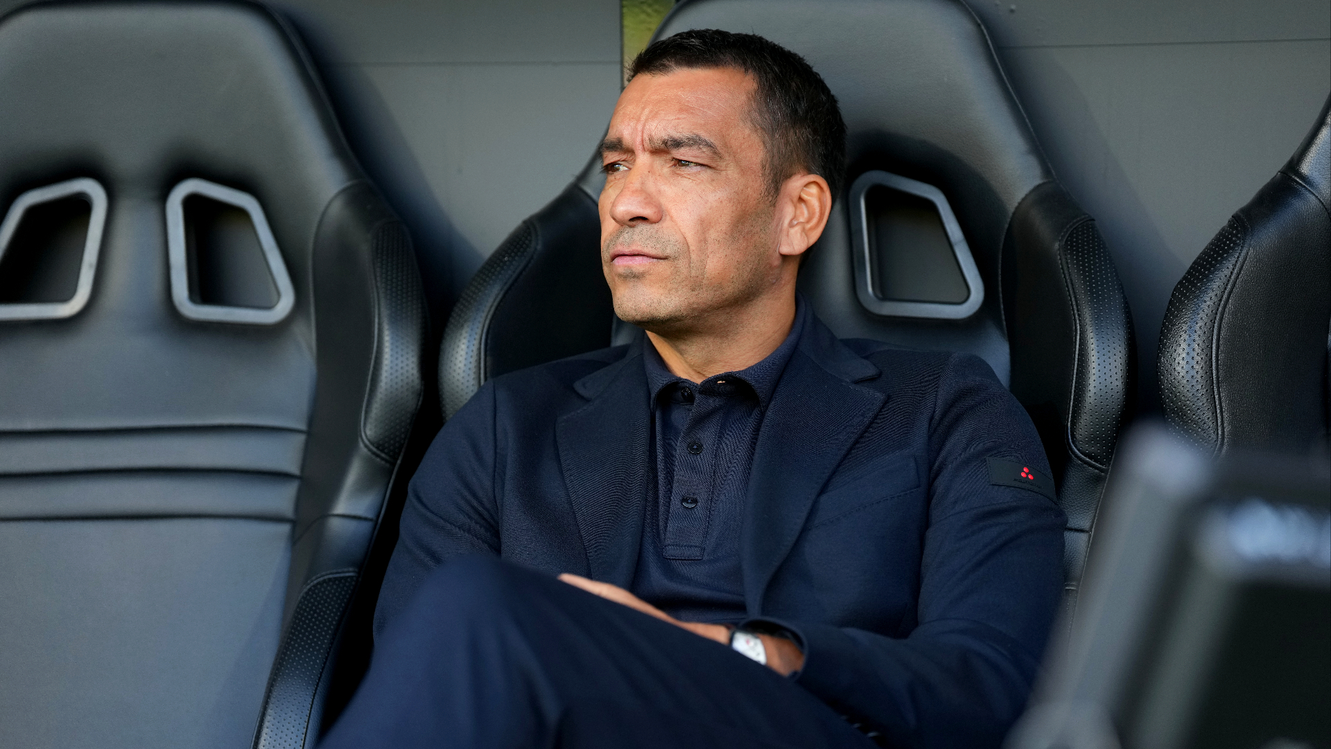 Giovanni van Bronckhorst voorafgaand aan NEC-Feyenoord