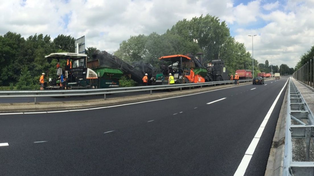 Eerdere zomerwerkzaamheden aan de noordelijke ringweg