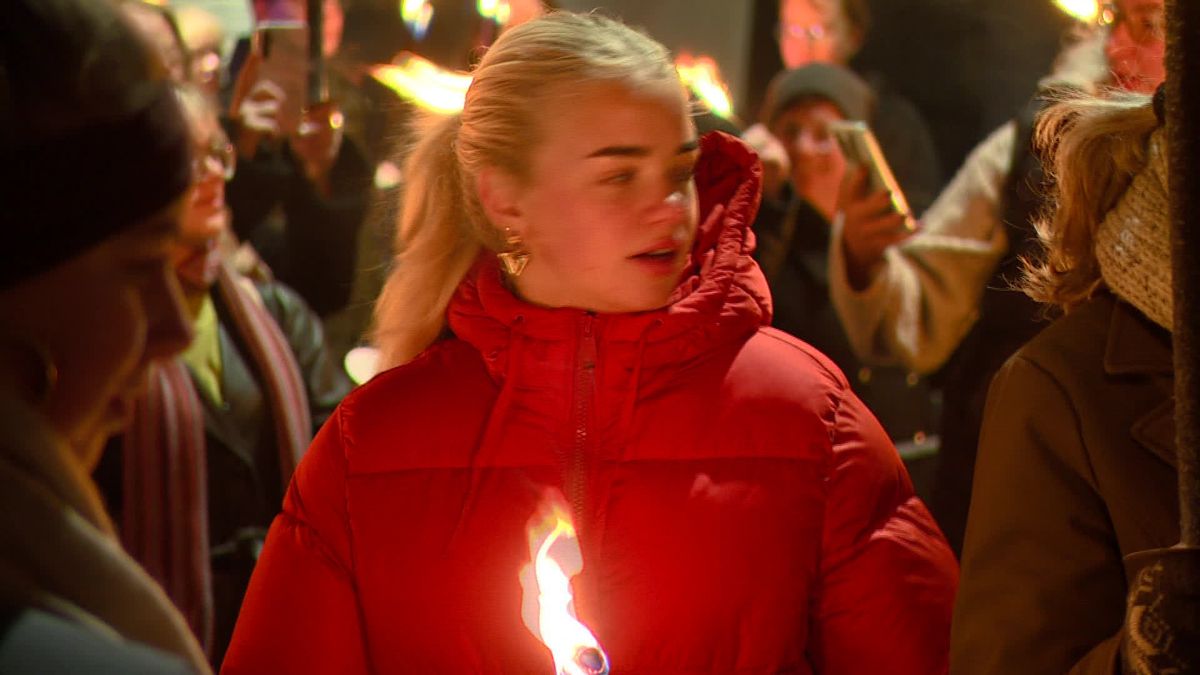 Fakkeltocht door Leeuwarden