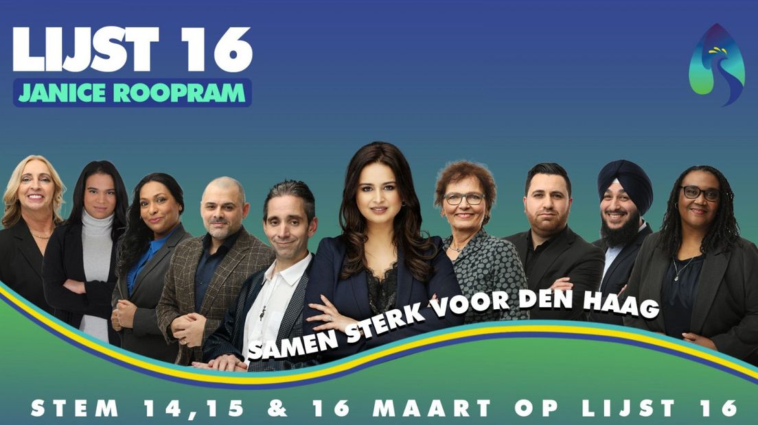 Lijst 16 met tien kandidaten